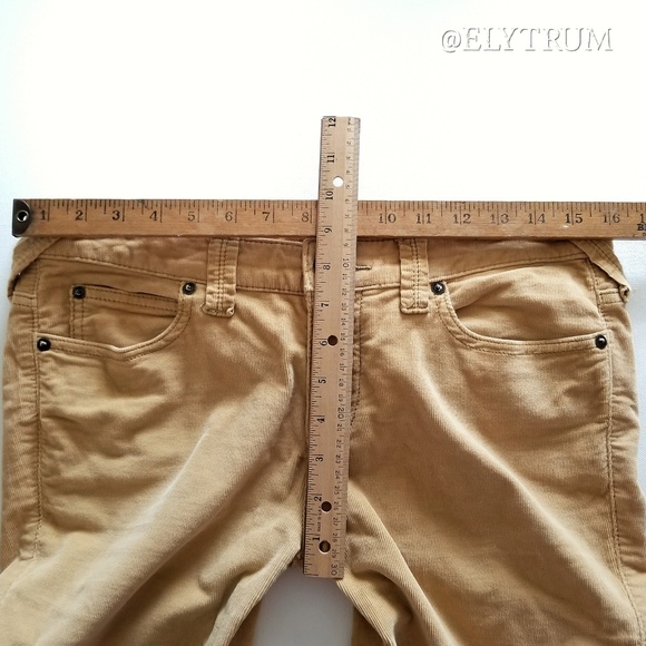 *SOLD* Free People mustard yellow corduroy - Picture 8 of 8